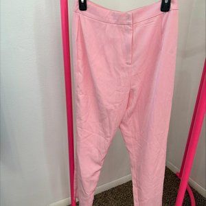 TOBI PINK HIGH WAISTED TAPERED LEG PANTS - SIZE M